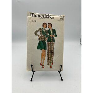 Butterick 3945 Young Junior/Teen Sewing Pattern Jacket Skirt Pants Size 11/12 19